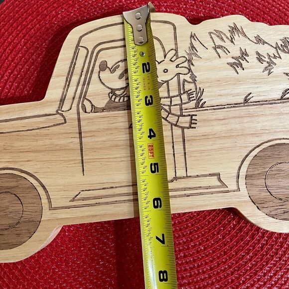 Disney Mickey Mouse Christmas wooden serving board NWT - Picture 9 of 9